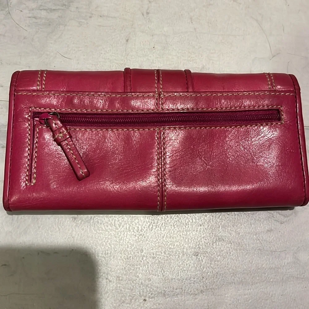Brighton   Wallet  trifold   Dark, pink   light fuchsia  10 card slots ID holder